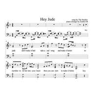 HEY JUDE (The Beatles) arr. E. Oh Piano Sheet Music Score