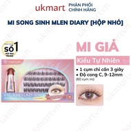 Mi song sinh Mlen Diary Lông mi giả cụm tách sợi gân trong mi dưới False Eyelashes