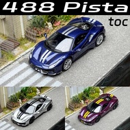TOC  1:64 488 Pista Alloy Motor Vehicle Diecast Models Car Toys Collection Boy's  Gifts