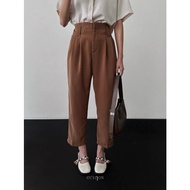 ECINOS Trend Style - Hour Pencil Pants - Wood, S