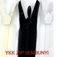 YKK zip sorok invisible zip - 22" inch