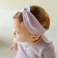 Happy Prince 韓國製 Bebe純色交叉針織女嬰兒童髮帶