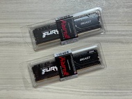 ⭐️【金士頓 HyperX FURY DDR4 2666 16GB (8GBx2)】⭐ 全新黑色/超頻/雙通道/終身保固