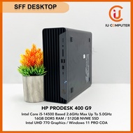 HP PRODESK 400 G9 SFF INTEL CORE I5-14500 VPRO 16GB DDR5 RAM 512GB NVME SSD USED DESKTOP PC