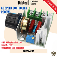 AC 220V 2000W SCR Voltage Regulator Dimmer Speed Controller Thermostat