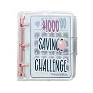 Pvc Creative Mini Money-Saving Binder Pocket Portable Money-Saving Notebook Money-Saving Wallet Gift