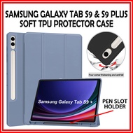 Samsung Galaxy Tab S9 / S9 Plus / S9 FE Plus Case Tab S9 Plus With Pen Holder Cover Tab S9Plus Tpu S