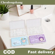 chenlongshang 420 PCS/Box Nail Tips Matte Short Press On Full Cover Tips Artificial Press On Nails D