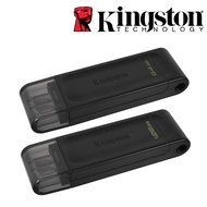 Kingston 64GB 128GB DT70 USB-C USB3.2 Flash Drive 256GB 64G 128G