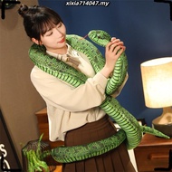 1pc 160cm/200cm Giant Snakes Plush Toy Simulation Long Golden Python Stuffed Snake Plushie Children 