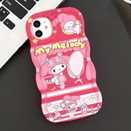 Case Hp For Samsung M01s M04 M10S M12 M13 5G M20S M22 M23 M32 M40S Casing Cartoon Melody Kuromi Soft