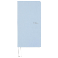 Hobonichi Techo 2026สัปดาห์ฉบับภาษาอังกฤษสี/Cosmo Blue // Sky Mist // Full Moon สีเหลือง/Janumh Star