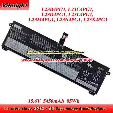 L23B4PG1 L23C4PG1 L23D4PG1 L23L4PG1 L23M4PG1 L23N4PG1 L23X4PG1 Battery 15.6V 85Wh for ThinkBook 16 G