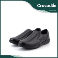 Crocodile Men's Leather Business Shoes - Black 352301-DL1-1