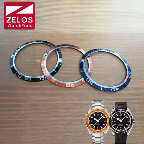 Luminous aluminum 41mm bezels inserts loop for OMG Omega seama planet ocean automatic Chronograph wa