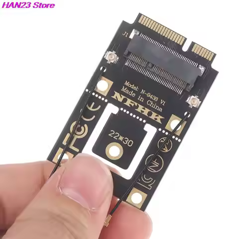 New M.2 NGFF To Mini PCI-E (PCIe+USB) Adapter For M.2 Wifi Bluetooth Wireless Wlan Card Intel AX200 