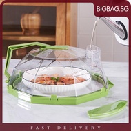 [bigbag.sg] Kitchen Microwave Cover with Handle &amp; Water Storage Box Microwave Splatter Cover