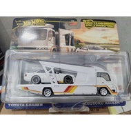 Hot wheels premium car culture team transport toyota soarer & kousoku haulerTM