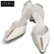 Stella McCartney [近全新] 810604 Elsa 漆皮露跟高跟鞋，38 號 [二手]