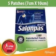 Salonpas Pain Relief Patch 5 Patches (7cm X 10cm)