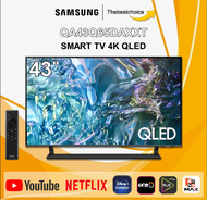SAMSUNG SMART TV QLED รุ่น QA43Q65DAKXXT ขนาด43นิ้ว QLED Q65D 4K hdr10+ Tizen OS Smart TV 43Q65D QA4