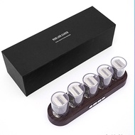 ไฟ RGB สีสันสดใส LED Nixie Tube Clock สําหรับตกแต่งเดสก์ท็อปห้องเกม มาพร้อมกับกล่องของขวัญสุดหรู