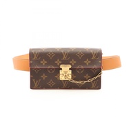 【二手】LOUIS VUITTON腰包/斜背包/S型鎖扣腰包 PM Monogram M44667 PVC塗層帆布皮革 S型鎖扣腰包 PM