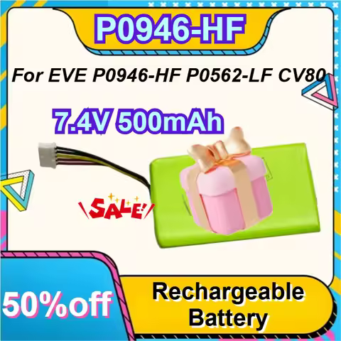 P0946-HF 7.4V 500mAh For EVE P0946-HF P0562-LF CV80 Portable Photo Printer Battery