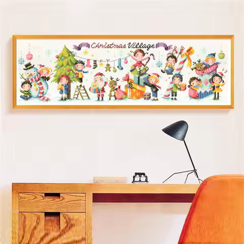 G68 Stich Cross Stitch Kits Craft Packages Cotton Fabric Floss Counted New Designs Needlework Embroi