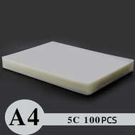 TEMU 100 Sheets Pack Clear Heat Laminated Plastic Paper Laminate Sheets - 8.66 X 12.59 Inch, A4 Lami