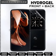 Hydrogel Front + Back Screen Protector Motorola Razr 50 Ultra / Razr 40 Ultra / Razr 5G / Razr 2022 