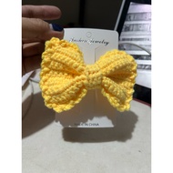<D’crochet corner> Bow barette hairclip crochet