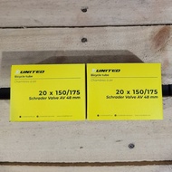 Bicycle Inner Tube 20 x 1.50/1.75 United