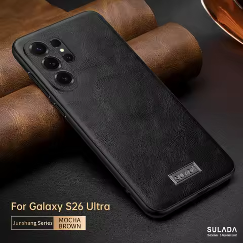 For Samsung Galaxy S26 Ultra PU Leather Phone Case For S26 S25 S24 S23 S22 Ultra Plus S25 Ultra Busi