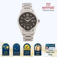Mirage Jam Tangan Pria Analog 8710 M Silver Original Stainless