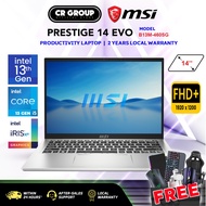 MSI Prestige 14 Evo B13M-460SG Laptop - i5-13500H - 16GB DDR5 RAM - 14" FHD+ Display - 512GB SSD (2Yrs Agent)