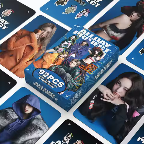 92pcs Small Cards Kpop Collection ALLDAY PROJECT BL JEN Photocards Lomo Cards Set Peripheral Station