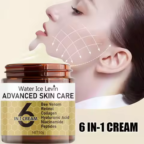 6 in 1 Face Cream Anti Wrinkle Reduce Facial Fine Lines Freckle Spot Removal Concealer Moisturizer A