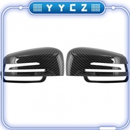 for Benz C- Class W204 E W212 Cls C218 Gla X156 Rearview Mirror Cover Carbon Fiber 1 Pair