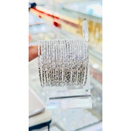 Ximen Italian diamond bracelet 2li2 1b7c about 4c Italian silver