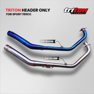 Exhaust Pipe Header Cbr150, R15, Cb150, Cbr 150, R15v2 R15 V3, Stainless Steel Full Banding Material