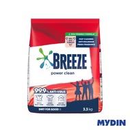 Breeze Detergent Powder Power Clean (3.3kg)