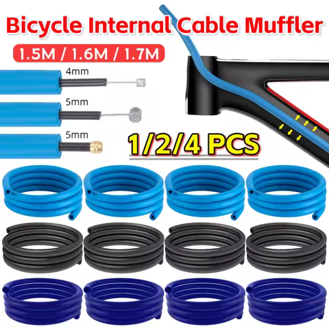 1/2/4pcs Bicycle Internal Wiring Damper Good Resilience Sound-Absorbing Foam Sleeve No Deformation N