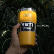 [Genuine] Yeti Rambler 16oz Stackable Pint (480ml) AlpineYellow