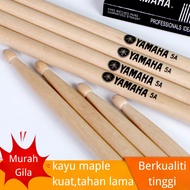 YAMAHA Drumstick 1 Pair 5A / 7A Wood Drumsticks Wooden Drum stick Music Band Jazz Drum Exercise Bata