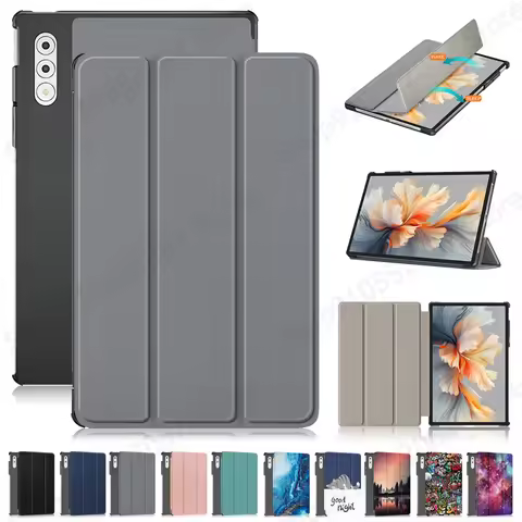 Coque For Lenovo Yoga Tab Plus Case TB520FU PU Leather Hard Back Fold Stand Tablet Funda For Lenovo 