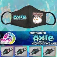 ◐Customized Axie Infinity Neoprene Face Mask