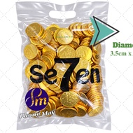 GOLDEN DOLLAR COIN CHOCOLATE 4.0 [920G] KOIN EMAS COKLAT BULAT /钱币牛奶巧克力