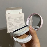 韓國MISSHA粉色輕透無暇氣墊粉餅 自然色 保濕控油遮瑕一次到位 使用過兩次