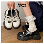 Women's lolita shoes flat sole fashion mary jane style modern school going out shoes